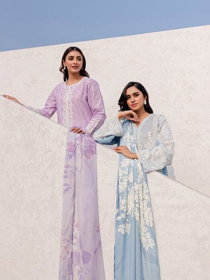 2 Piece Lawn Suit-Embroidered (Unstitched)