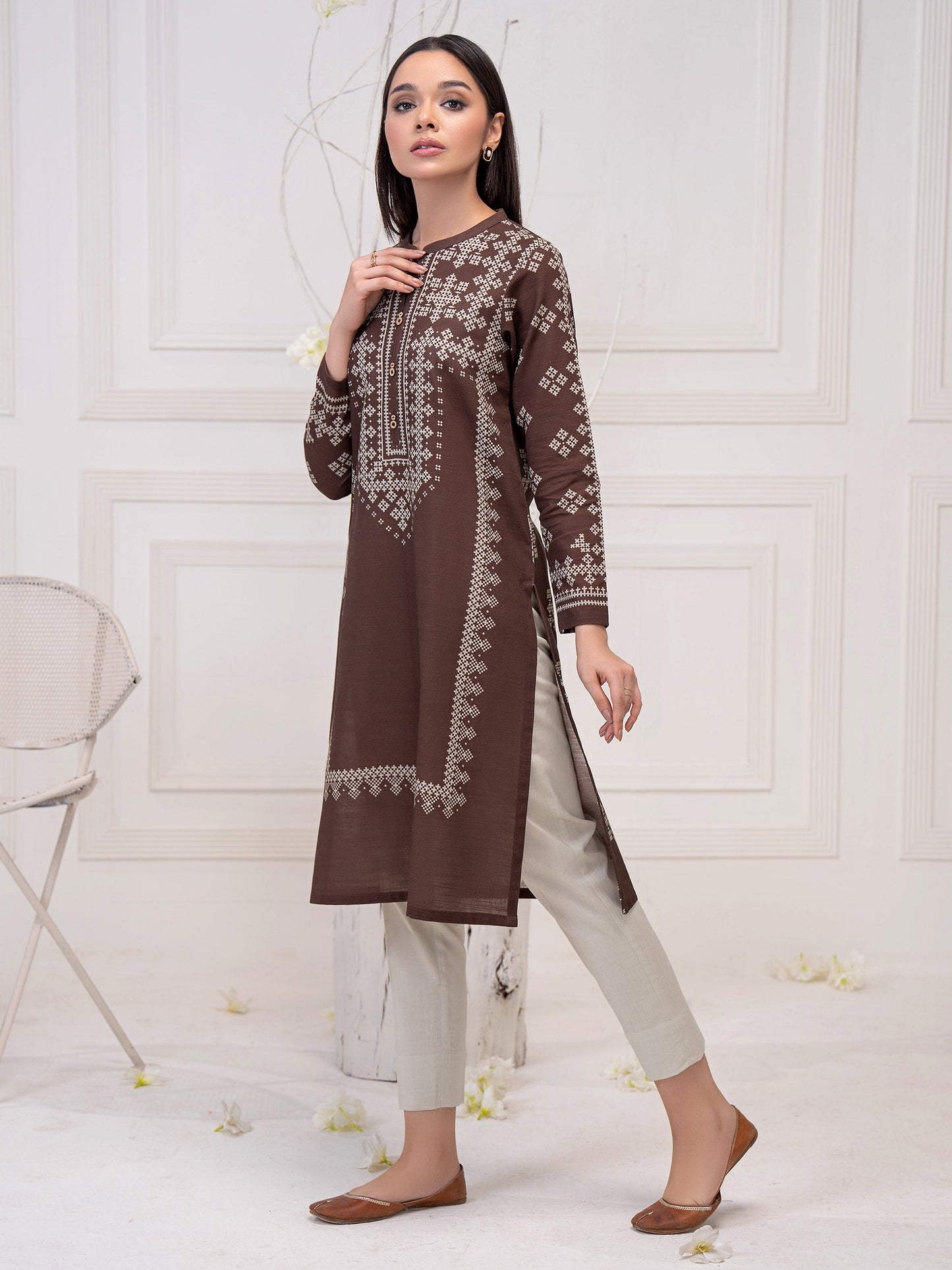 Khaddar Shirt-Printed (Unstitched)