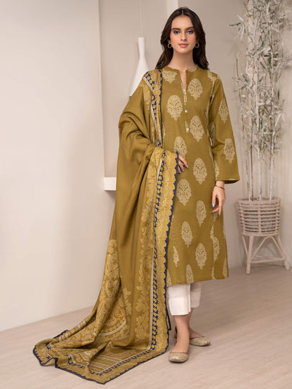 2 Piece Khaddar Suit-Printed (Unstitched)