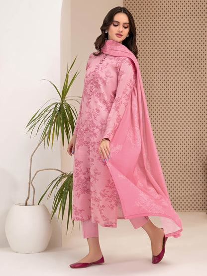 3 Piece Khaddar Suit-Printed (Unstitched)
