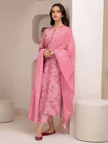 3 Piece Khaddar Suit-Printed (Unstitched)
