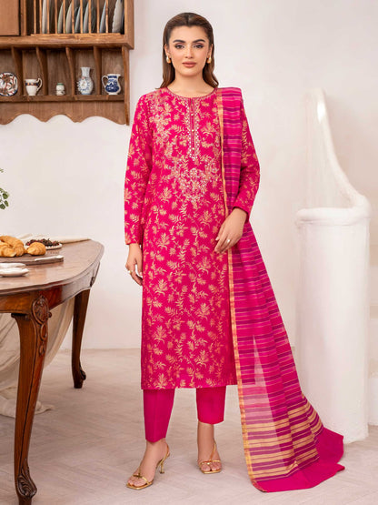3 Piece Lawn Suit-Embroidered (Unstitched)