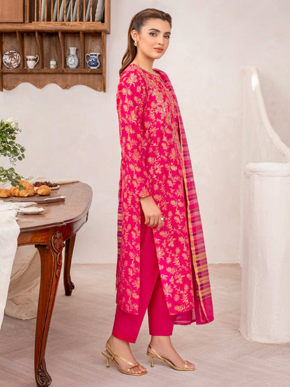 3 Piece Lawn Suit-Embroidered (Unstitched)