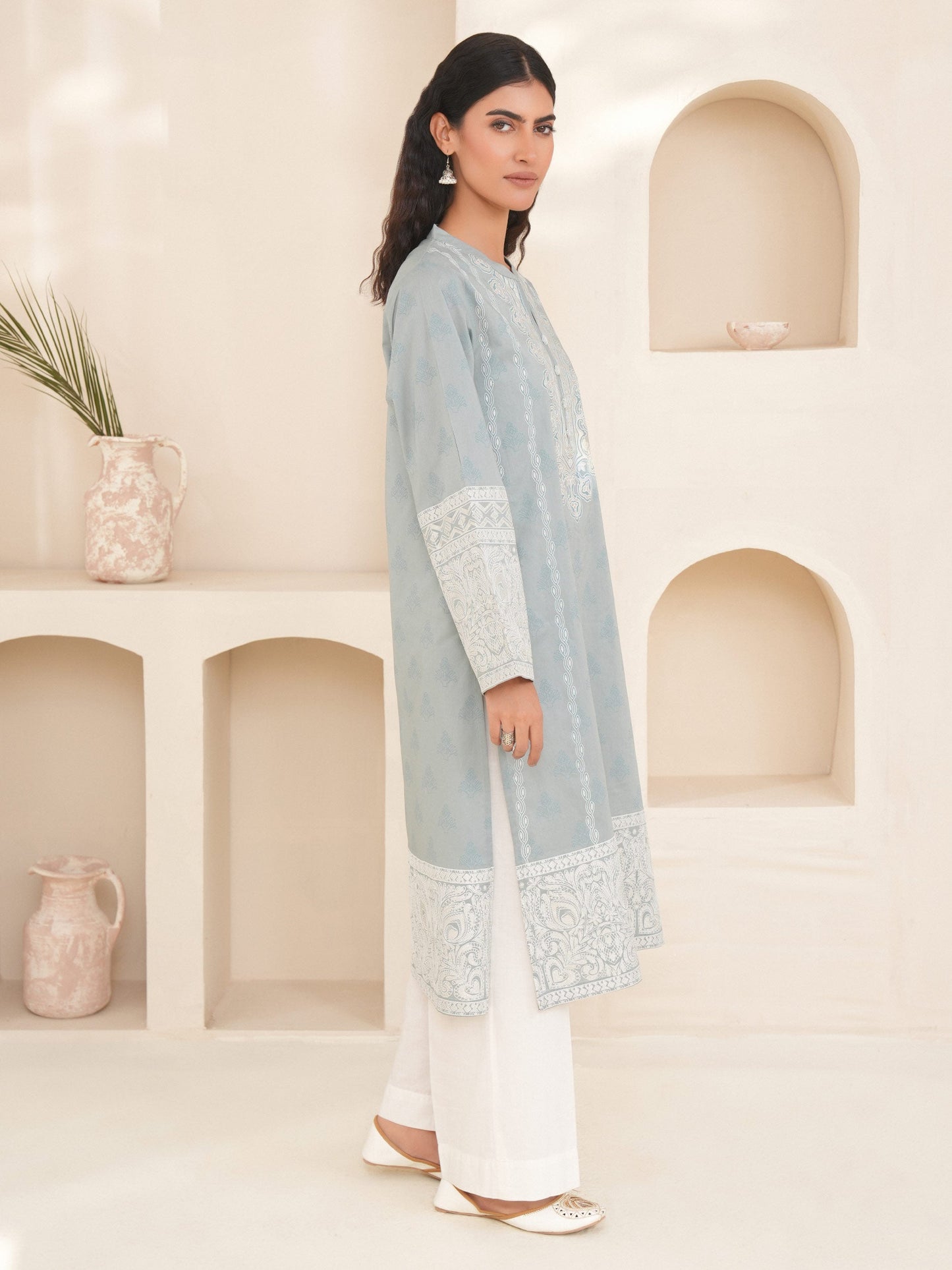 Lawn Shirt-Paste Print (Unstitched)