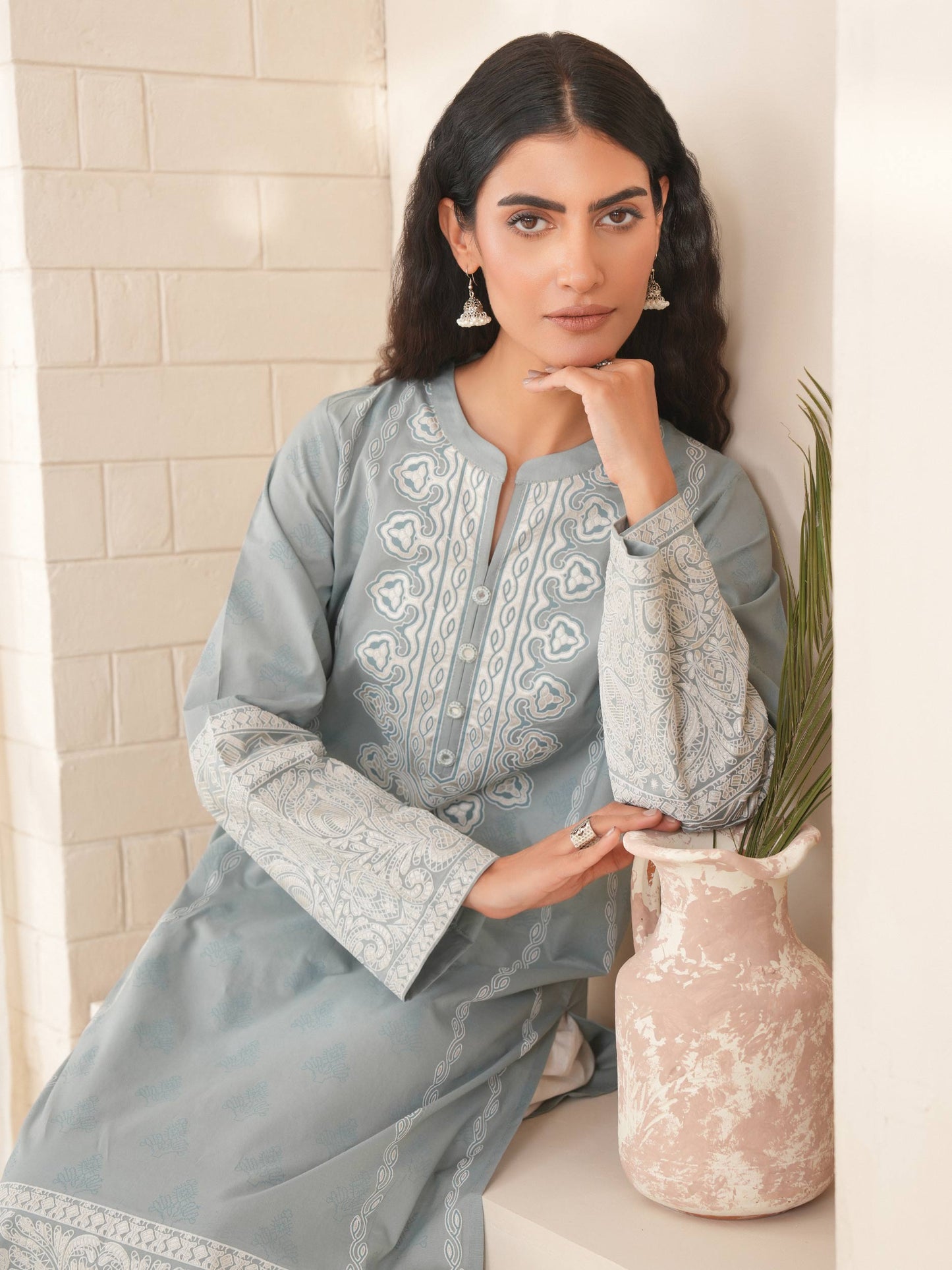 Lawn Shirt-Paste Print (Unstitched)