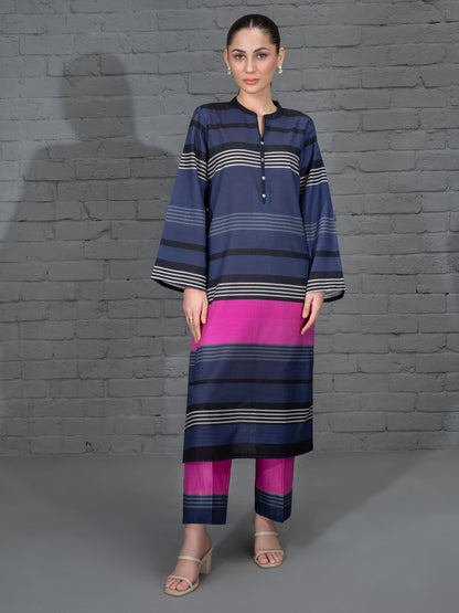 2 Piece Khaddar Suit-Printed (Unstitched)