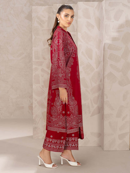 3 Piece Khaddar Suit-Paste Print (Unstitched)