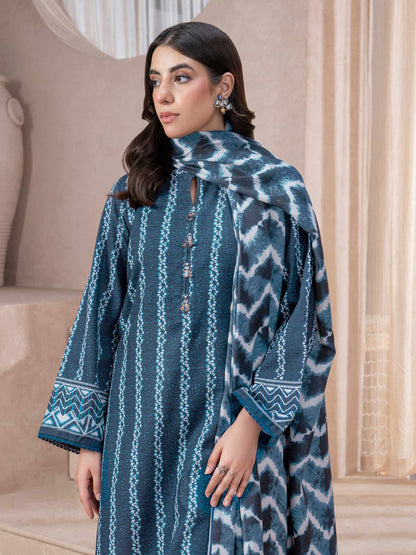 2 Piece Khaddar Suit-Printed (Unstitched)