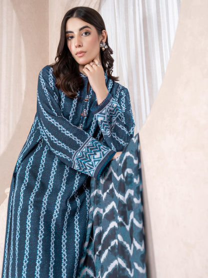 2 Piece Khaddar Suit-Printed (Unstitched)