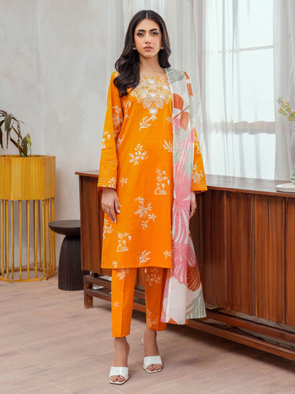 3 Piece Lawn Suit-Embroidered (Unstitched)