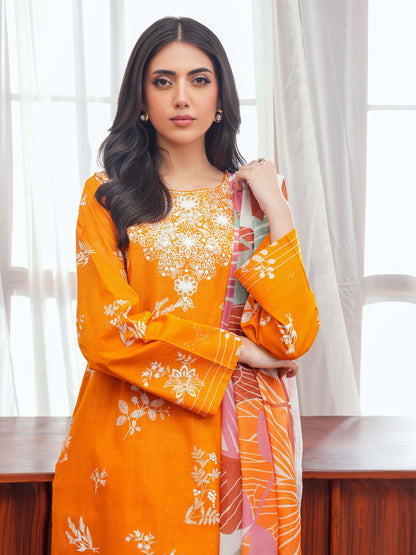 3 Piece Lawn Suit-Embroidered (Unstitched)