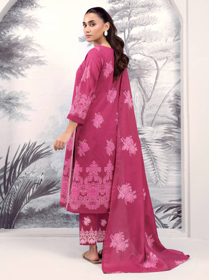 3 Piece Khaddar Suit-Printed (Unstitched)