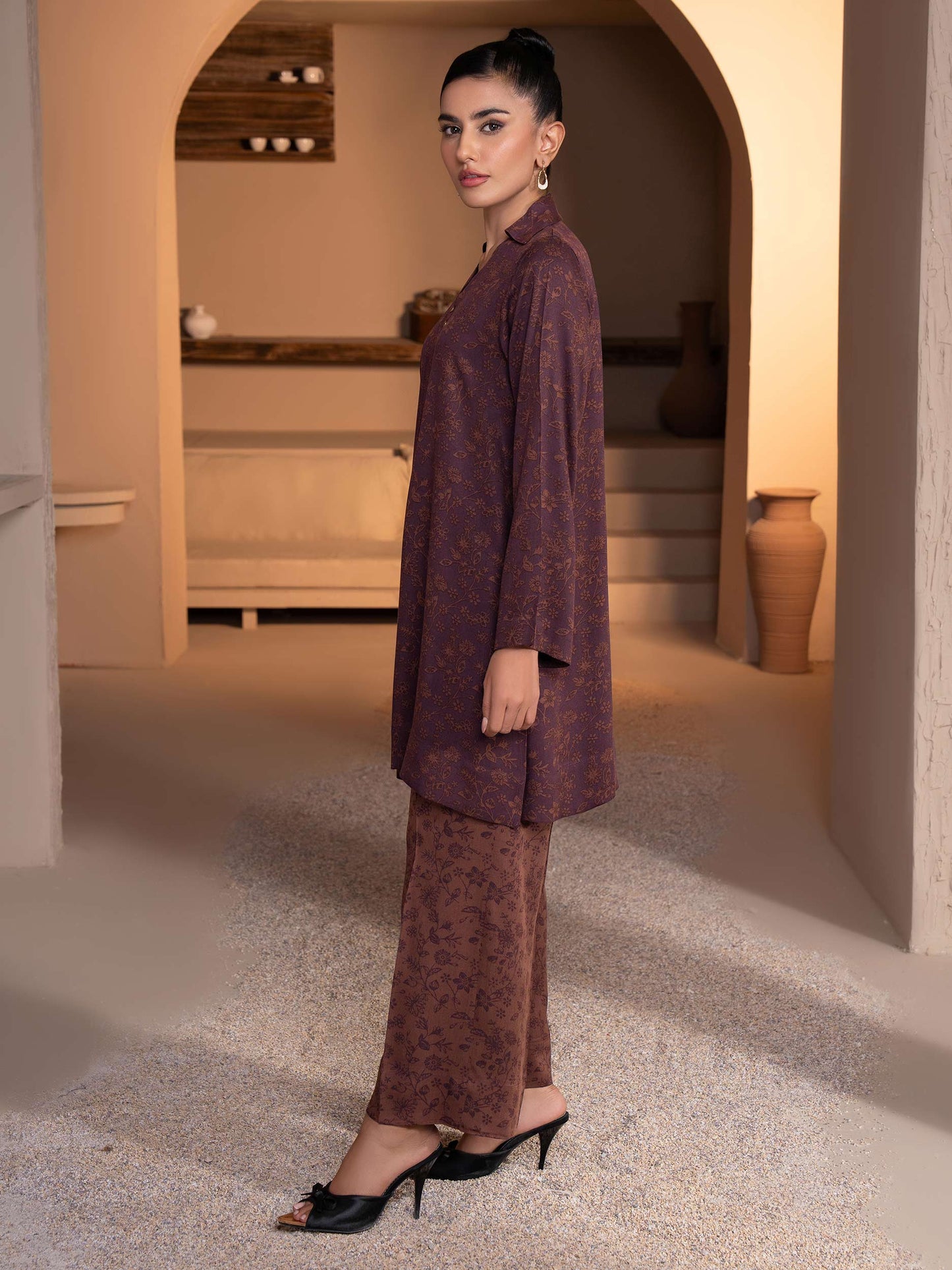 2 Piece Stone Suit-Printed (Unstitched)
