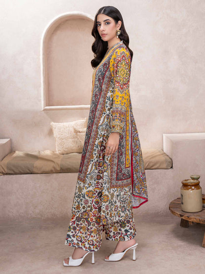 3 Piece Khaddar Suit-Printed (Unstitched)