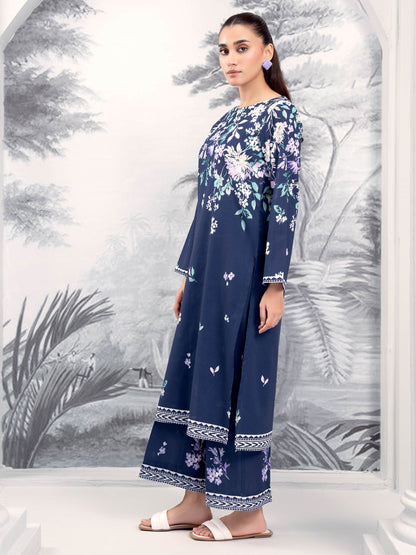 2 Piece Khaddar Suit-Printed (Unstitched)