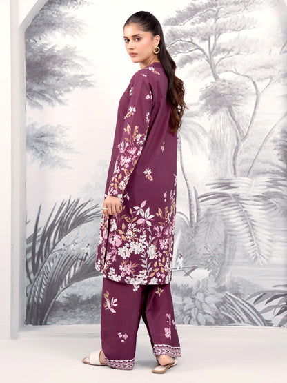 2 Piece Khaddar Suit-Printed (Unstitched)