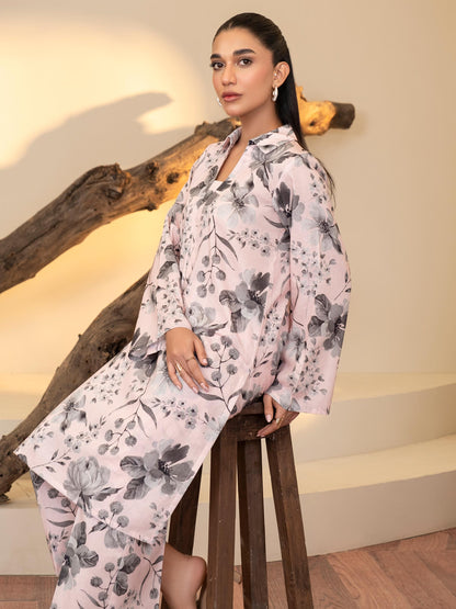 2 Piece Khaddar Suit-Printed (Unstitched)