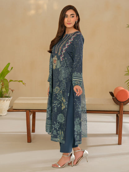 3 Piece Lawn Suit-Embroidered (Unstitched)