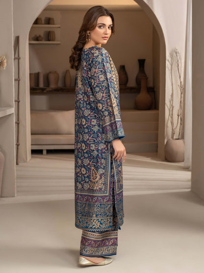 2 Piece Khaddar Suit-Paste Print (Unstitched)