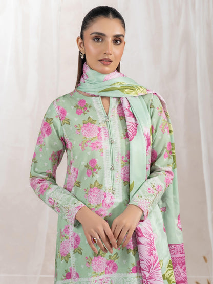 3 Piece Khaddar Suit-Printed (Unstitched)