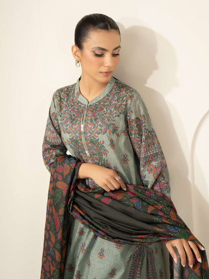 3 Piece Lawn Suit-Printed (Unstitched)