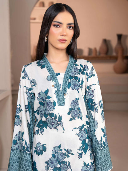 2 Piece Khaddar Suit-Printed (Unstitched)