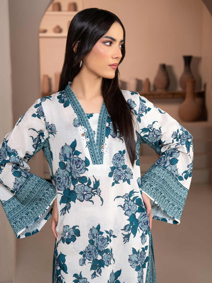 2 Piece Khaddar Suit-Printed (Unstitched)