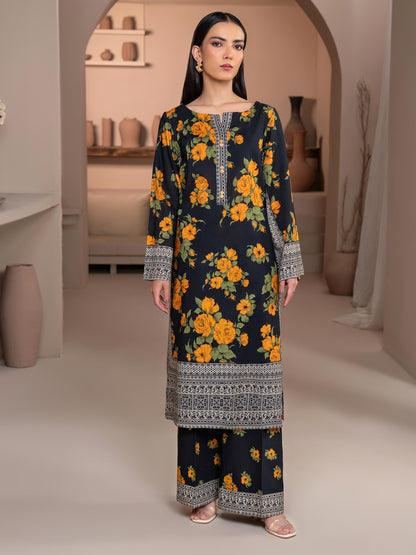 2 Piece Khaddar Suit-Printed (Unstitched)