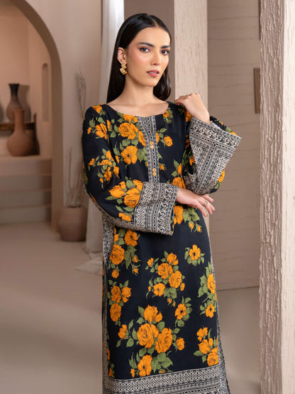 2 Piece Khaddar Suit-Printed (Unstitched)