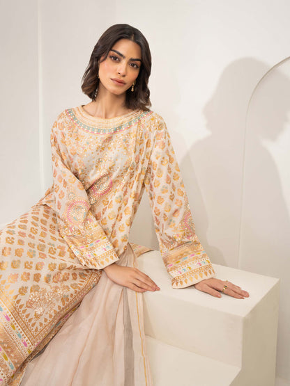 3 Piece Lawn Suit-Paste Print (Unstitched)