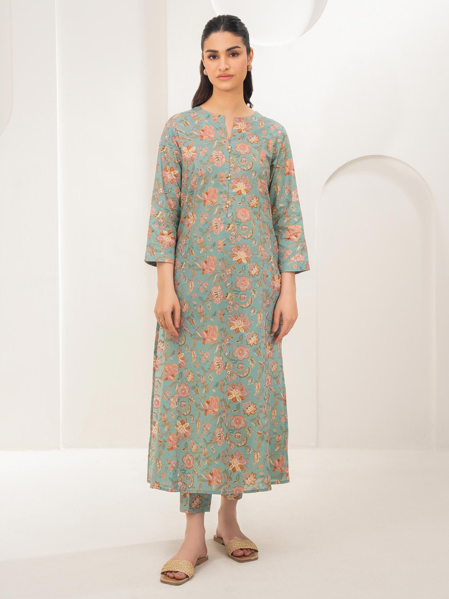Lawn Shirt-Paste Print (Unstitched)