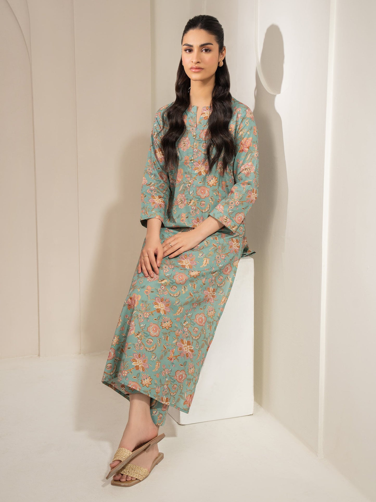 Lawn Shirt-Paste Print (Unstitched)