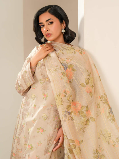 3 Piece Lawn Suit-Paste Print (Unstitched)