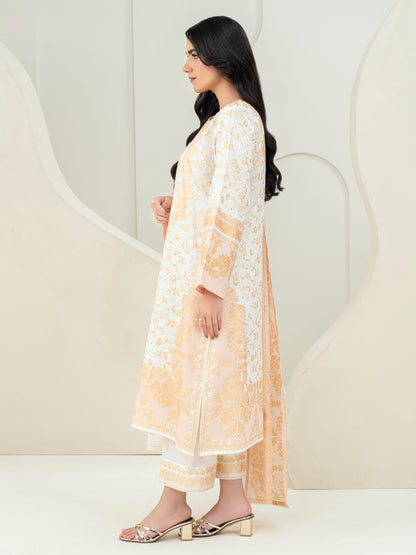 3 Piece Lawn Suit-Paste Print (Unstitched)