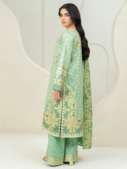 3 Piece Lawn Suit-Paste Print (Unstitched)