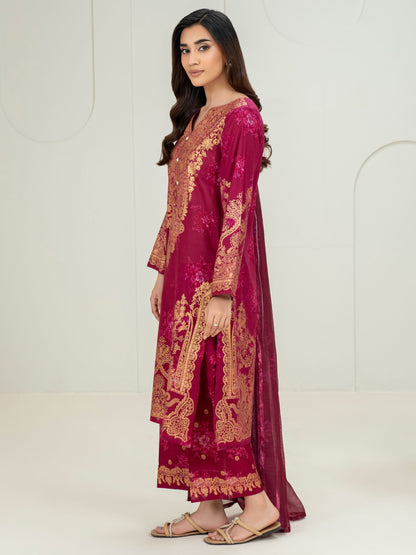 3 Piece Lawn Suit-Paste Print (Unstitched)