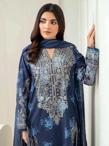 3 Piece Lawn Suit-Paste Print (Unstitched)