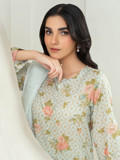 3 Piece Lawn Suit-Paste Print (Unstitched)