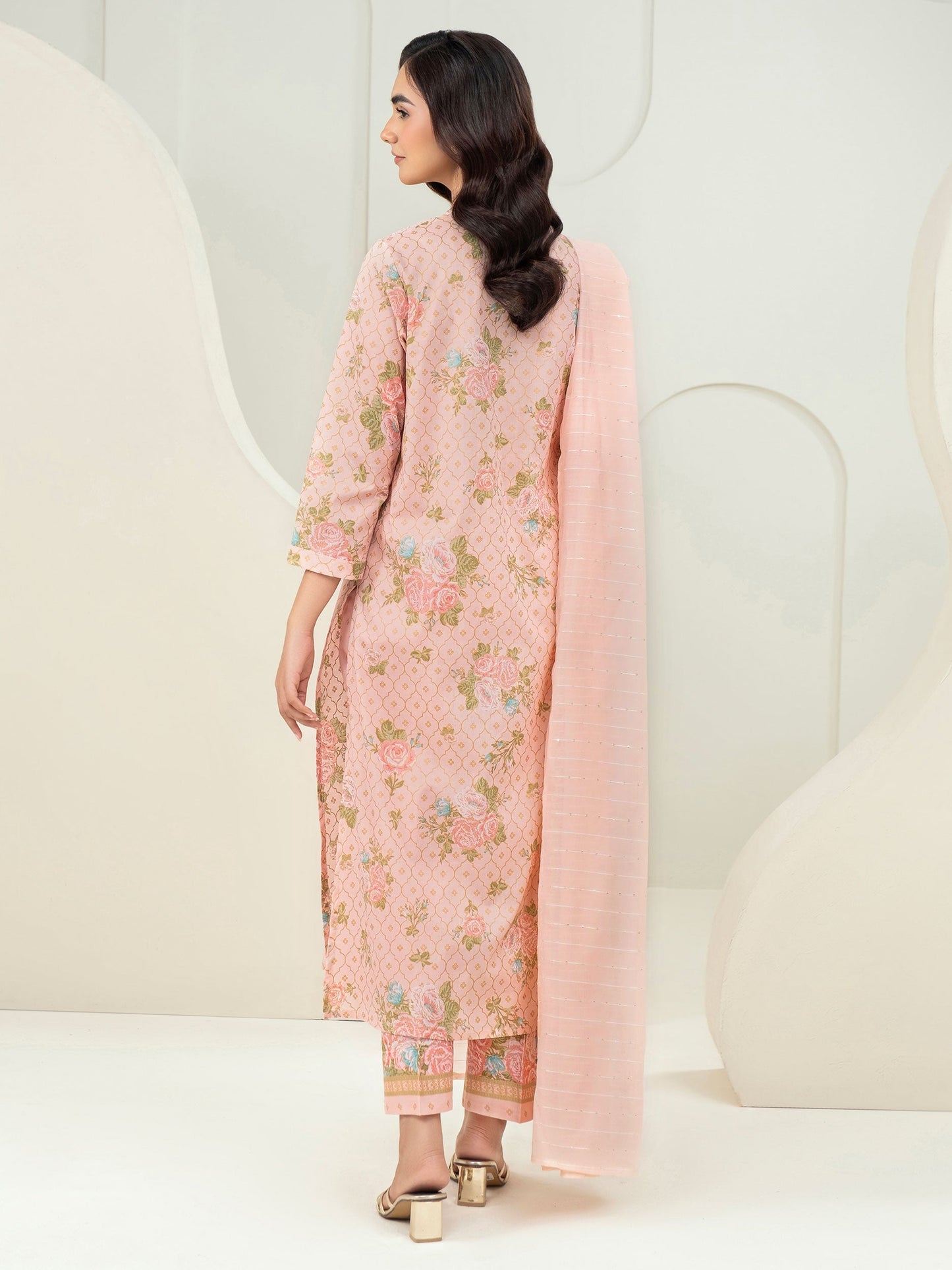 3 Piece Lawn Suit-Paste Print (Unstitched)