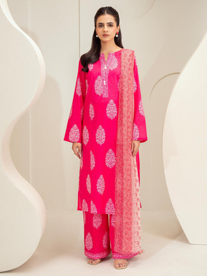 3 Piece Lawn Suit-Printed (Unstitched)