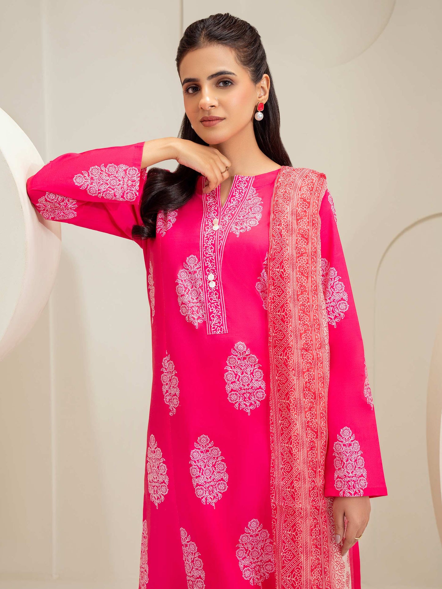 3 Piece Lawn Suit-Printed (Unstitched)