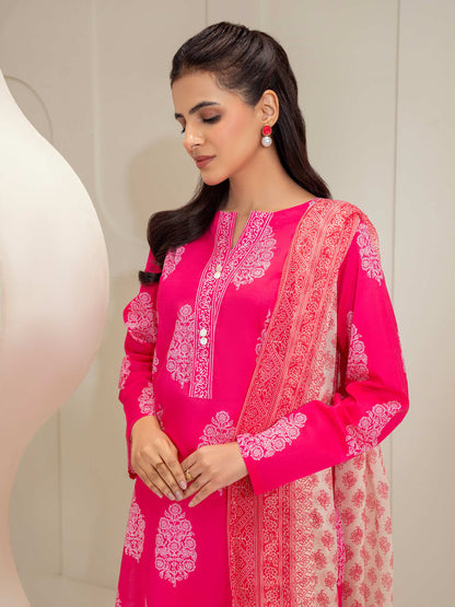 3 Piece Lawn Suit-Printed (Unstitched)