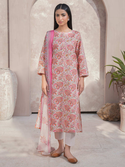 2 Piece Lawn Suit-Printed (Unstitched)