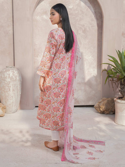 2 Piece Lawn Suit-Printed (Unstitched)