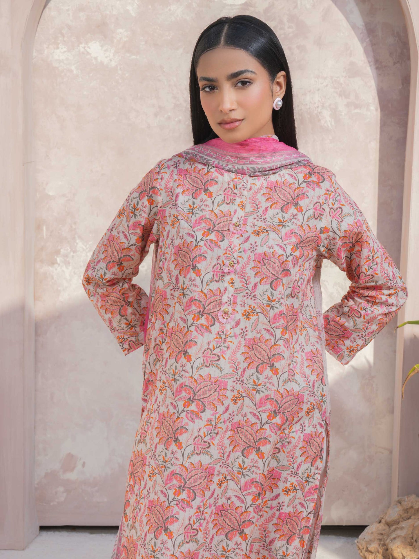 2 Piece Lawn Suit-Printed (Unstitched)