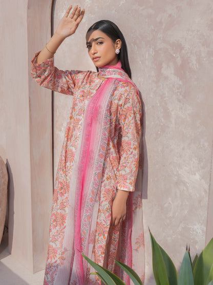 2 Piece Lawn Suit-Printed (Unstitched)