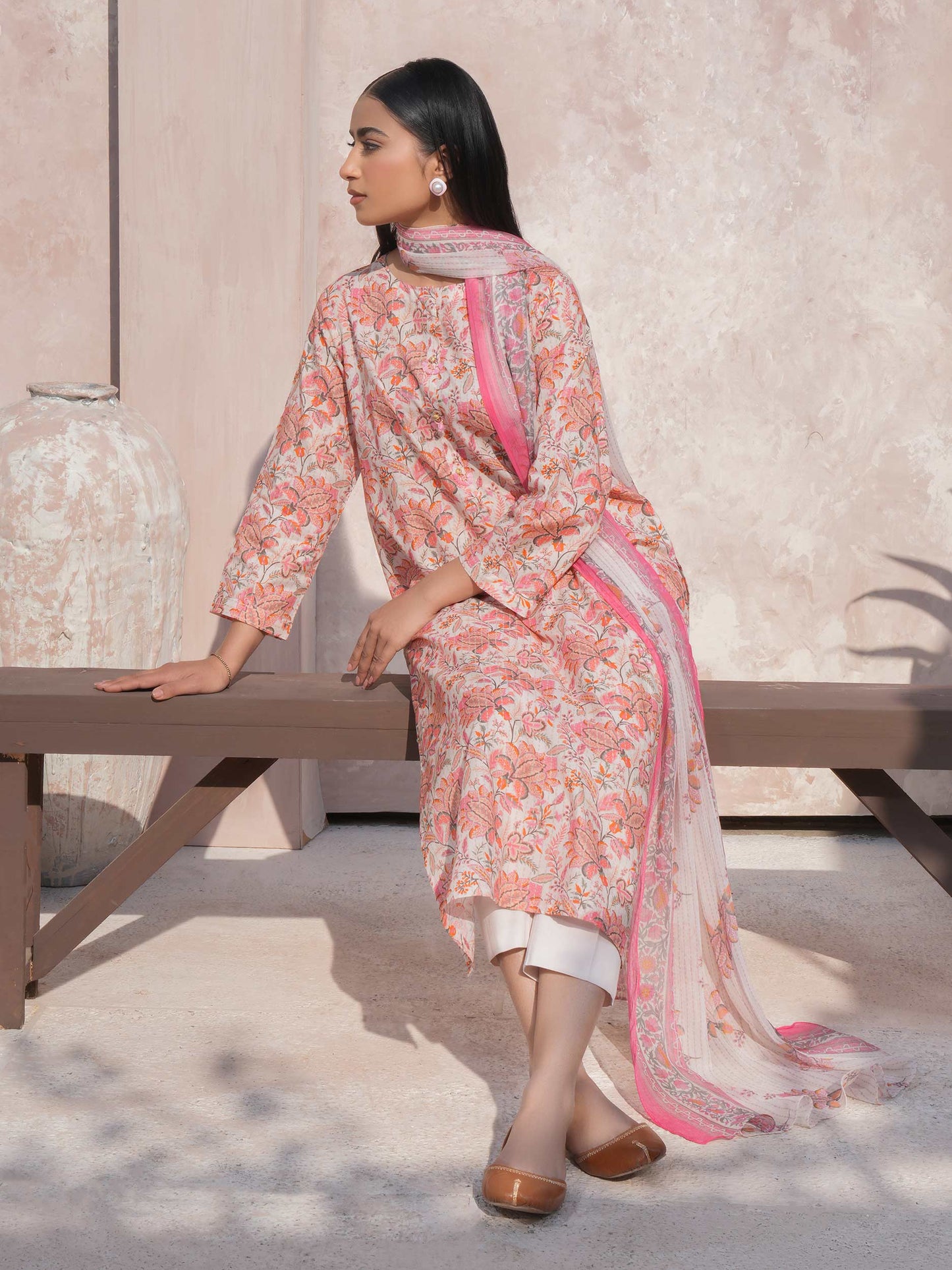 2 Piece Lawn Suit-Printed (Unstitched)