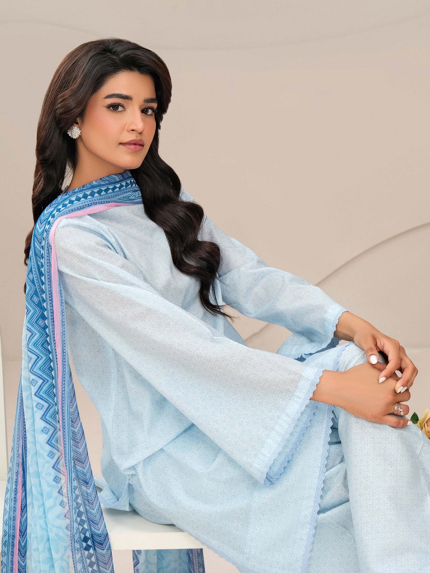 3 Piece Lawn Suit-Printed (Unstitched)