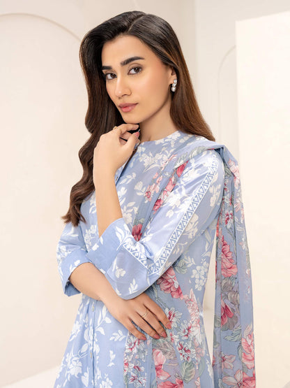 3 Piece Lawn Suit-Printed (Unstitched)