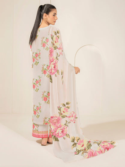 3 Piece Lawn Suit-Printed (Unstitched)